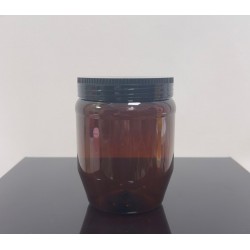 700 ml Amber Pet Krem Kavanozu Tıpalı