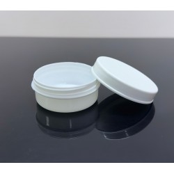 20 ml Pomat Kutu Beyaz Plastik Kavanoz